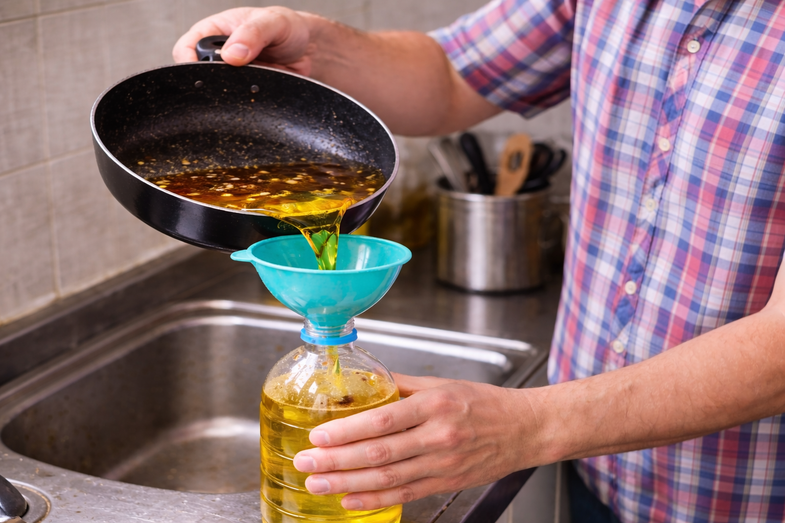 Do prato ao posto: como brasileiros podem ajudar a transformar óleo de cozinha usado em biocombustível renovável