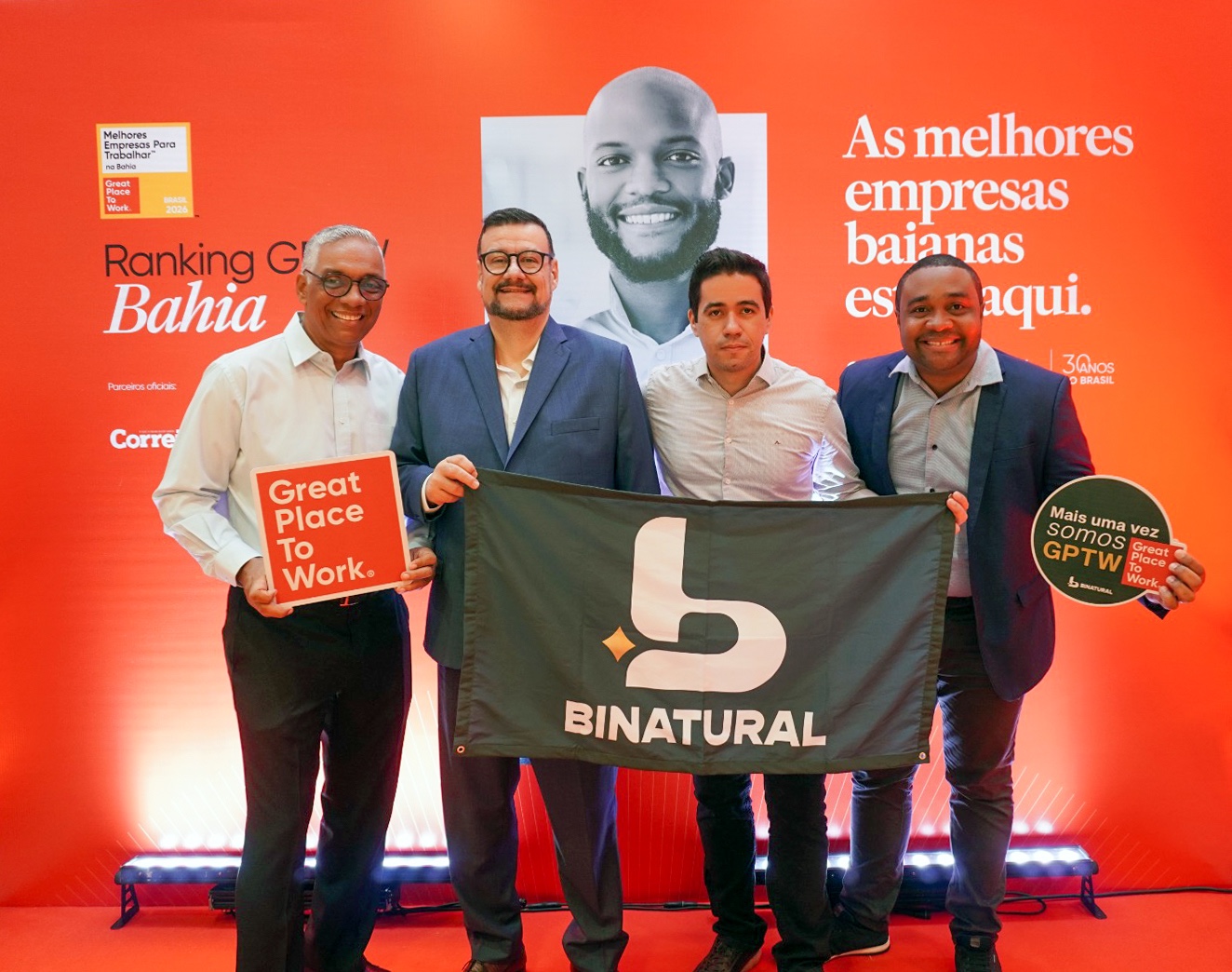 Binatural conquista reconhecimento inédito e está no top 5 melhores empresas para trabalhar na Bahia